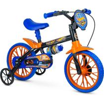 Bicicleta Infantil ARO 12 HOT Wheels Nathor com Limitador de Giro e Selim Ajustável Bicicleta Infantil ARO 12 HOT Wheels Nathor com Limitador de Giro e Selim Ajustável