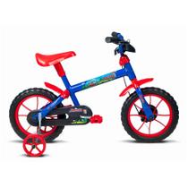 Bicicleta Infantil Aro 12 Jack Azul e Vermelha