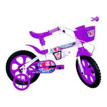 Bicicleta Infantil Aro 12 Mini Sereia Freio a Tambor Cestinha Cairu