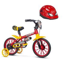 Bicicleta Infantil Aro 12 Motor X E Capacete Spider-Man