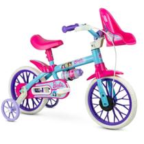 Bicicleta Infantil Aro 12 Nathor Barbie Bicicleta Infantil Aro 12 Nathor Barbie