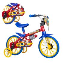 Bicicleta Infantil Aro 12 Nathor Fireman Bombeiro Vermelho Menino 1 a 4 Anos Bicicleta Infantil Aro 12 Nathor Fireman Bombeiro Vermelho Menino 1 a 4 Anos