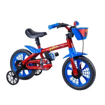 Bicicleta Infantil Aro 12 Nathor Homem Aranha Menino 1 a 4 Anos Bicicleta Infantil Aro 12 Nathor Homem Aranha Menino 1 a 4 Anos