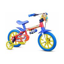 Bicicleta Infantil Aro 12 Nathor Menino Menina Cestinha Rodinhas