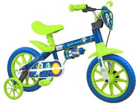 Bicicleta Infantil Aro 12 Nathor Sea Azul - com Rodinha