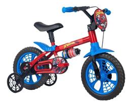 Bicicleta Infantil Aro 12 Nathor Spider Man Marvel