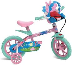 Bicicleta Infantil Aro 12 Peppa Pig 3322 Bandeirante