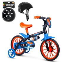 Bicicleta Infantil Aro 12 Power Rex Rodinha Azul C/ Capacete Bicicleta Infantil Aro 12 Power Rex Rodinha Azul C/ Capacete