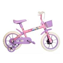 Bicicleta Infantil Aro 12 Samy Lolly Rosa