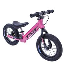 Bicicleta Infantil Aro 12 Sem Pedal Equilíbrio Balance Alumínio Rosa Tsw