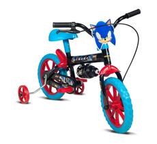 Bicicleta Infantil Aro 12 Sonic - 3 A 5 Anos Com Rodinha