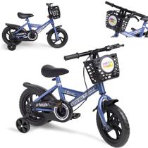 Bicicleta Infantil Aro 12 Speedy com Rodinhas Removíveis Menino Menina Freio Seguro Presente Cestinha Cesto Diversão e Segurança