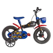 Bicicleta Infantil Aro 12 Styll Baby Moto Bike - Azul/Preto