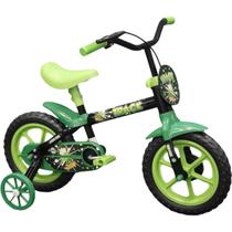 Bicicleta Infantil Aro 12 Verde Track Bikes Arco Íris Arcom