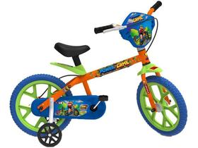 Bicicleta Infantil Aro 14 Bandeirante Power Game - Laranja Bicicleta Infantil Aro 14 Bandeirante Power Game - Laranja