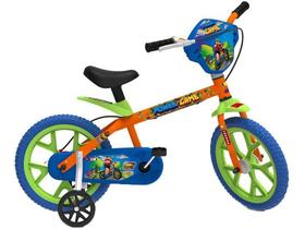 Bicicleta Infantil Aro 14 Bandeirante Power Game - Laranja