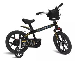 Bicicleta Infantil Aro 14 batman Bandeirante