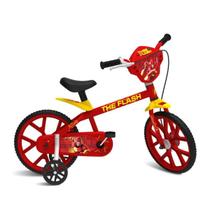 Bicicleta infantil Aro 14 Masculina 4 a 6 Anos The Flash Bandeirante
