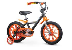Bicicleta Infantil Aro 14 Menino First Pro Nathor Com Rodinhas