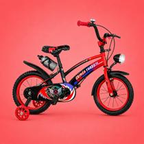 Bicicleta Infantil Aro 14 Old School Vermelha 3 a 7 Anos LED Pneu Grosso Farol Rodinhas Freio VBrake Completa Bicicleta Infantil Aro 14 Old School Vermelha 3 a 7 Anos LED Pneu Grosso Farol Rodinhas Freio VBrake Completa