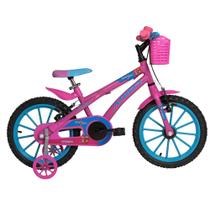 Bicicleta Infantil Aro 16 Athor Baby Lux Angel Feminina Rosa