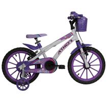 Bicicleta Infantil Aro 16 Athor Baby Lux Unicornio Feminina