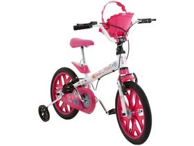 Bicicleta Infantil Aro 16 Bandeirantes Sweet - Flower com Rodinhas