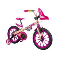 Bicicleta Infantil Aro 16" Barbie Mattel Nathor - 101360160000