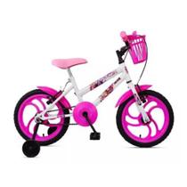 Bicicleta Infantil Aro 16 com Cesta Freio V-Brake - Ello Bike