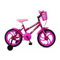 Bicicleta Infantil Aro 16 com Cesta Freio V-Brake