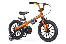 Bicicleta Infantil Aro 16 Com Rodinhas Bike Extreme Nathor Menino