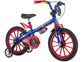 Bicicleta Infantil Aro 16 Com Rodinhas Menino Capitão América 2 Nathor Bicicleta Infantil Aro 16 Com Rodinhas Menino Capitão América 2 Nathor