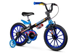Bicicleta Infantil Aro 16 Com Rodinhas Menino Tech Boys - Nathor
