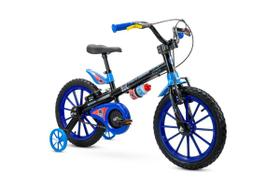 Bicicleta Infantil Aro 16 Com Rodinhas Menino Tech Boys - Nathor