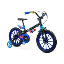 Bicicleta Infantil Aro 16 com Rodinhas Tech Boys 6 Nathor Bicicleta Infantil Aro 16 com Rodinhas Tech Boys 6 Nathor