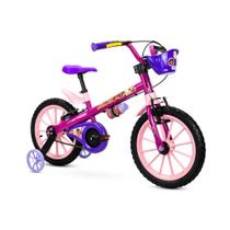 Bicicleta Infantil Aro 16 com Rodinhas Top Girl Nathor Bicicleta Infantil Aro 16 com Rodinhas Top Girl Nathor
