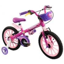 Bicicleta Infantil Aro 16 com Rodinhas Top Girl's - Nathor