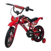 Bicicleta Infantil Aro 16 Cross Vermelha Bike Motocross Bicicleta Infantil Aro 16 Cross Vermelha Bike Motocross