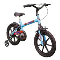 Bicicleta Infantil Aro 16 Dino Track Bikes Azul/Preto
