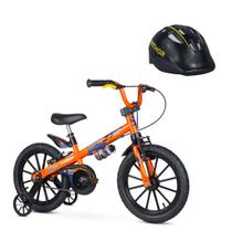 Bicicleta Infantil Aro 16 Extreme e Capacete Preto - Nathor