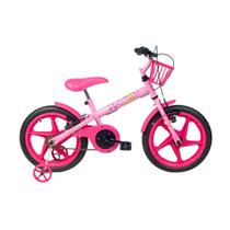 Bicicleta Infantil Aro 16" Fofys Rosa e Fucsia Verden - 10479
