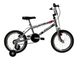 Bicicleta Infantil Aro 16 Freios V-brake Com Rodinhas Cross
