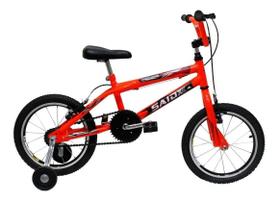 Bicicleta Infantil Aro 16 Freios V-brake Com Rodinhas Cross