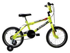 Bicicleta Infantil Aro 16 Freios V-brake Rodinhas Cross Saidx