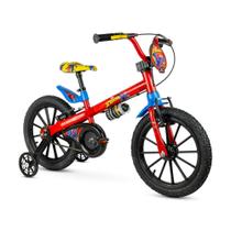 Bicicleta Infantil Aro 16 Homem-Aranha 02 Herói Vingadores Marvel Nathor - 101250160007