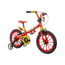 Bicicleta Infantil Aro 16" Homem de Ferro 02 Marvel Rodinhas Nathor - 101250160010 Bicicleta Infantil Aro 16" Homem de Ferro 02 Marvel Rodinhas Nathor - 101250160010