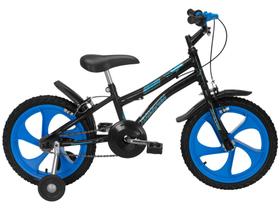 Bicicleta Infantil Aro 16” Houston Nic 16 Preto - com Rodinhas