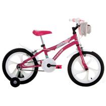 Bicicleta Infantil Aro 16 Houston Tina Com Bolsa