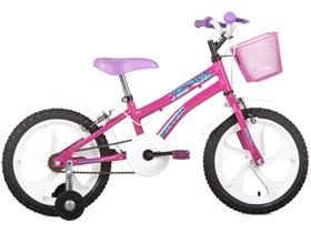 Bicicleta Infantil Aro 16 Houston Tina Rosa