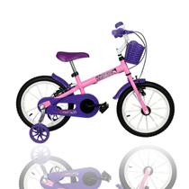 Bicicleta Infantil Aro 16 Kami Bale C/ Rodinhas 4 a 6 Anos